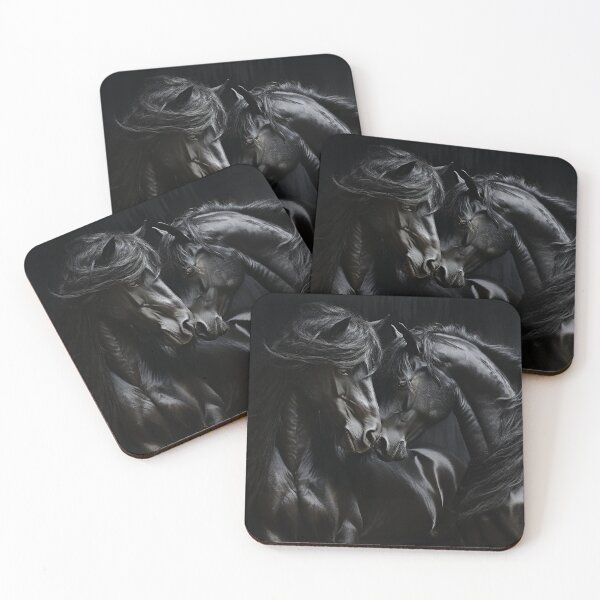 Item preview, Two Black Stallions Talking designed and sold by CritterWisdom.