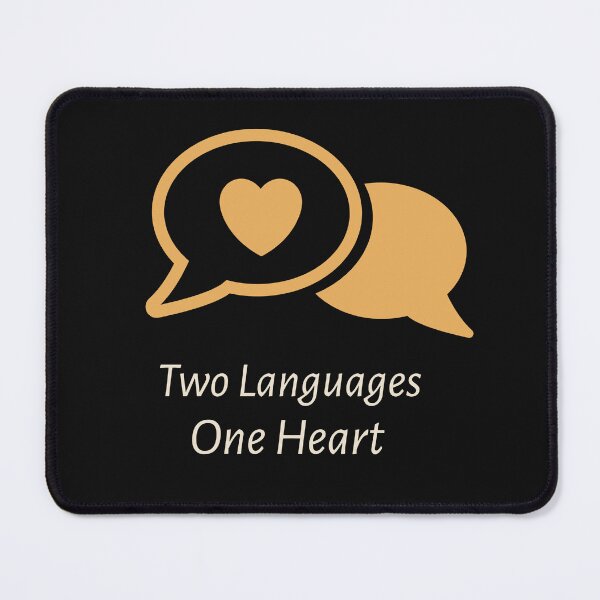 Item preview,  Dual Language: Two Languages, One Heart designed and sold by MsUniqueTees.