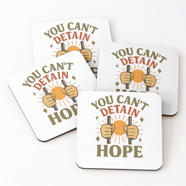 Item preview, You Can’t Detain Hope – Bold Human Rights Quote T-Shirt Design designed and sold by Artivio2025.