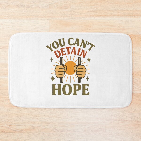Item preview, You Can’t Detain Hope – Bold Human Rights Quote T-Shirt Design designed and sold by Artivio2025.