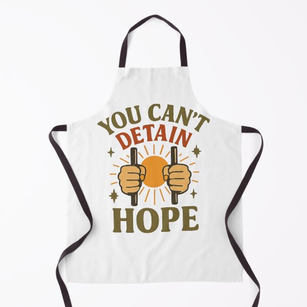 Item preview, You Can’t Detain Hope – Bold Human Rights Quote T-Shirt Design designed and sold by Artivio2025.