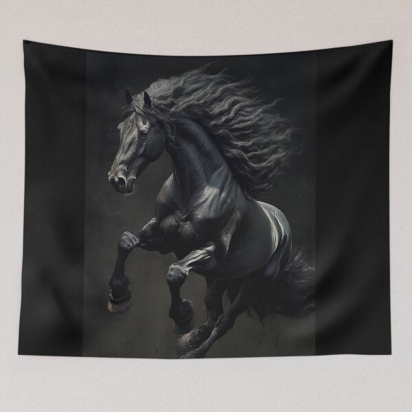 Item preview, Black Stallion Playing designed and sold by CritterWisdom.