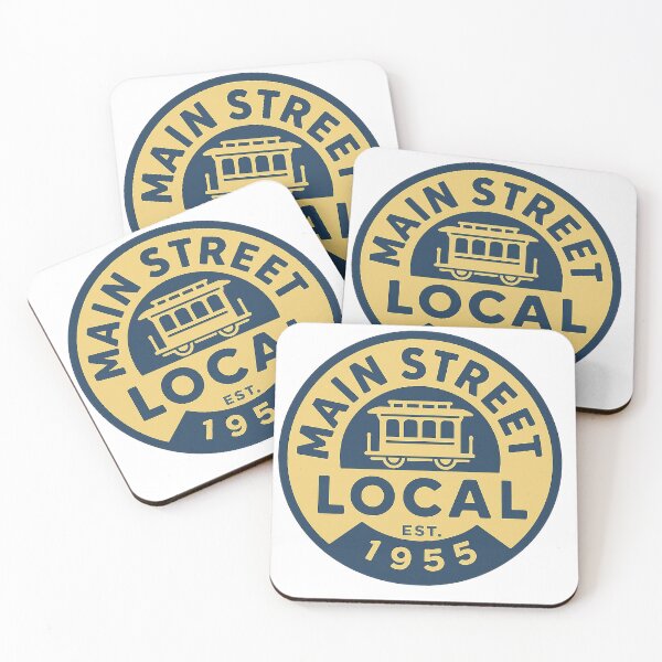 Item preview, Insignia de tranvía vintage de Main Street Local, EST. 1955 designed and sold by Zippitydodads.
