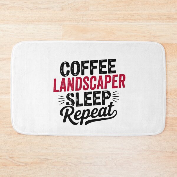 Item preview, Coffee Landscaper Sleep Repeat - Funny Landscaper Lover designed and sold by Watsonarts.