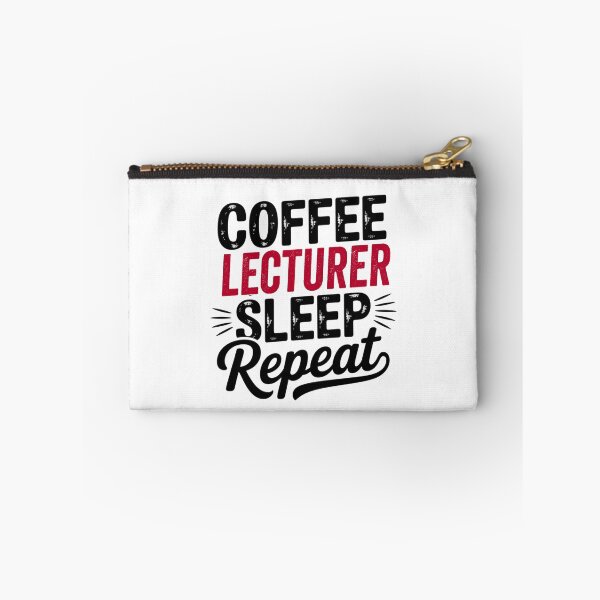 Item preview, Coffee Lecturer Sleep Repeat - Funny Lecturer Lover designed and sold by Watsonarts.