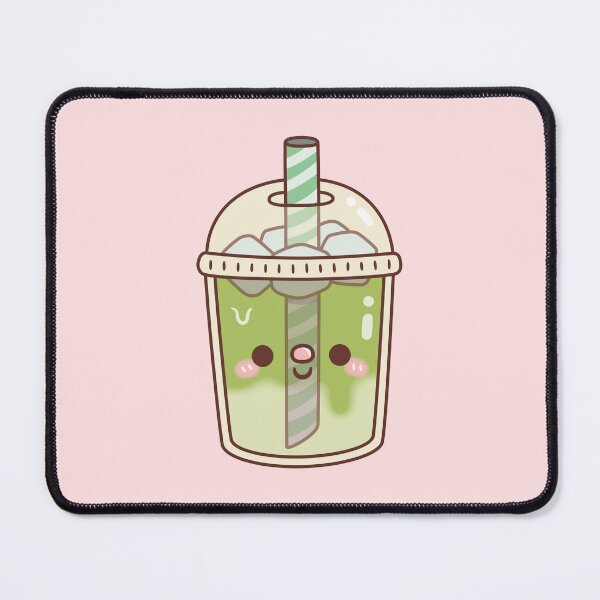 Item preview, Cute Iced Matcha Latte designed and sold by rustydoodle.