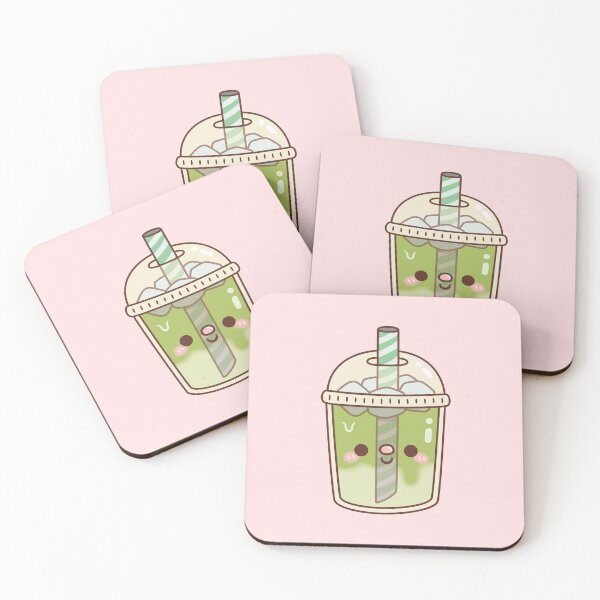 Item preview, Cute Iced Matcha Latte designed and sold by rustydoodle.