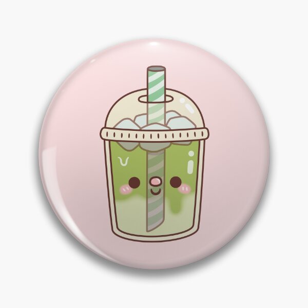 Item preview, Cute Iced Matcha Latte designed and sold by rustydoodle.