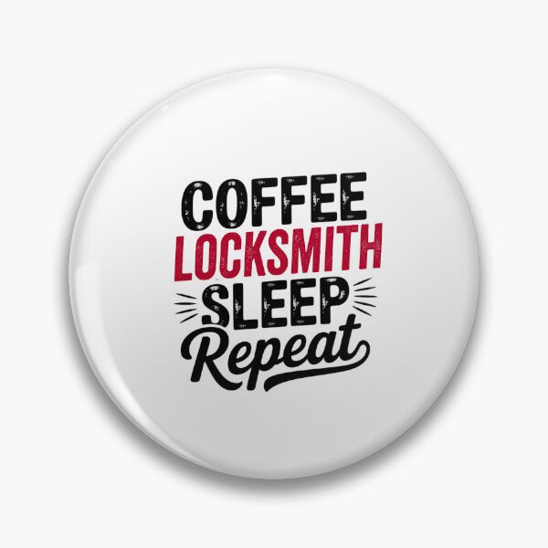 Item preview, Coffee Locksmith Sleep Repeat - Funny Locksmith Lover designed and sold by Watsonarts.