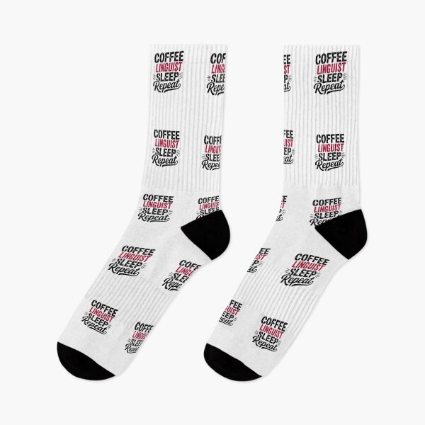 Item preview, Coffee Linguist Sleep Repeat - Funny Linguist Lover designed and sold by Watsonarts.