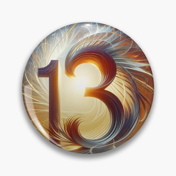Item preview, The Number 13 Radiating Light And Energy (Thirteen) designed and sold by The Cosmic Nexus.