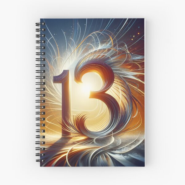 Item preview, The Number 13 Radiating Light And Energy (Thirteen) designed and sold by The Cosmic Nexus.