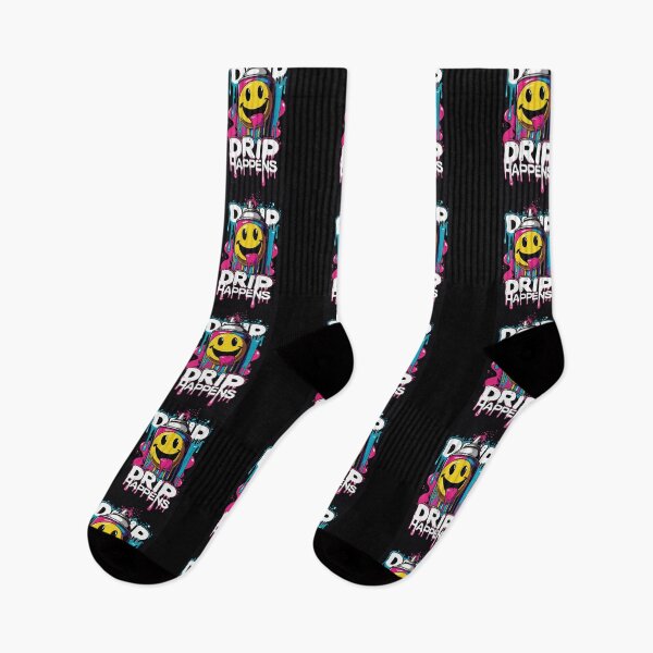 Item preview, Drip Happens: Melting Smiley  designed and sold by Vibrant Threads.