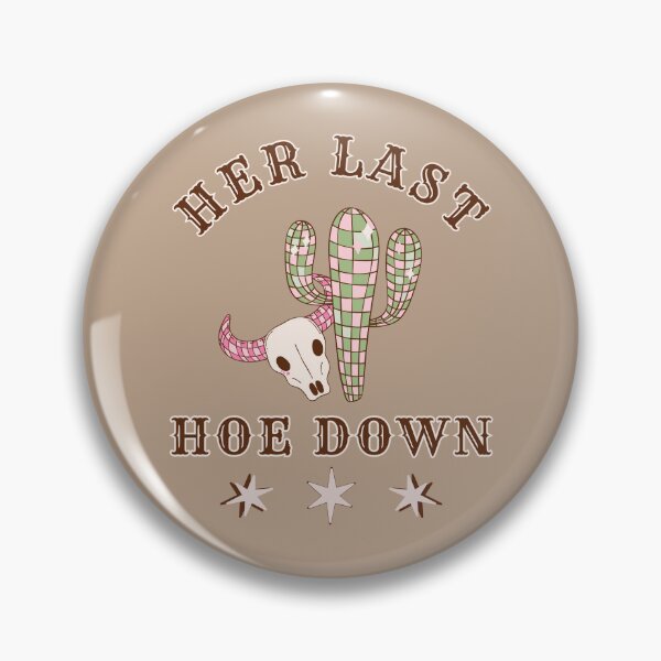 Item preview, Last Hoe Down | western disco cowgirl bachelorette engaged gift bridesmaid designed and sold by ReadyandRowdy.