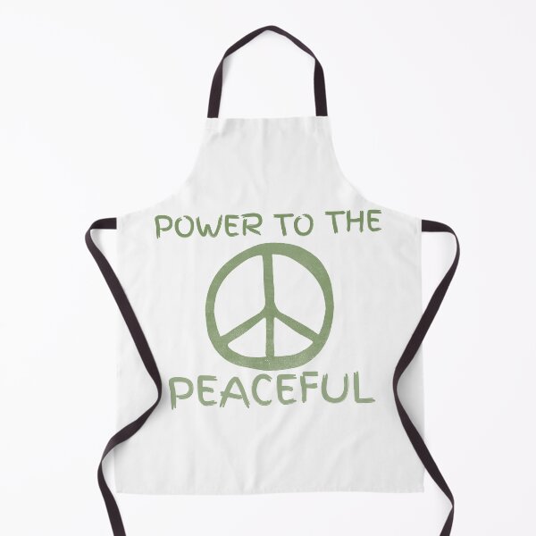 Item preview, Power to the Peaceful – Peace Symbol Retro Activist Design designed and sold by FreedomAndLove.