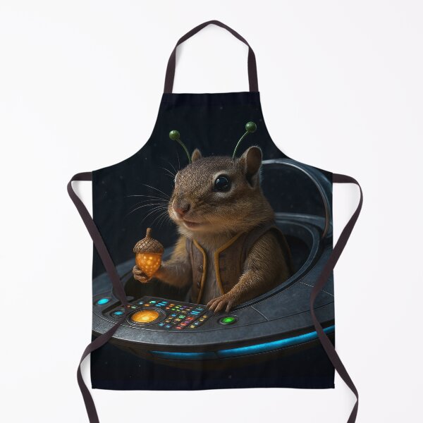Item preview, Alien Chipmunk in a Flying Saucer designed and sold by Tridentulus.