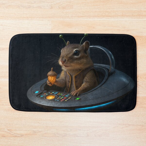Item preview, Alien Chipmunk in a Flying Saucer designed and sold by Tridentulus.