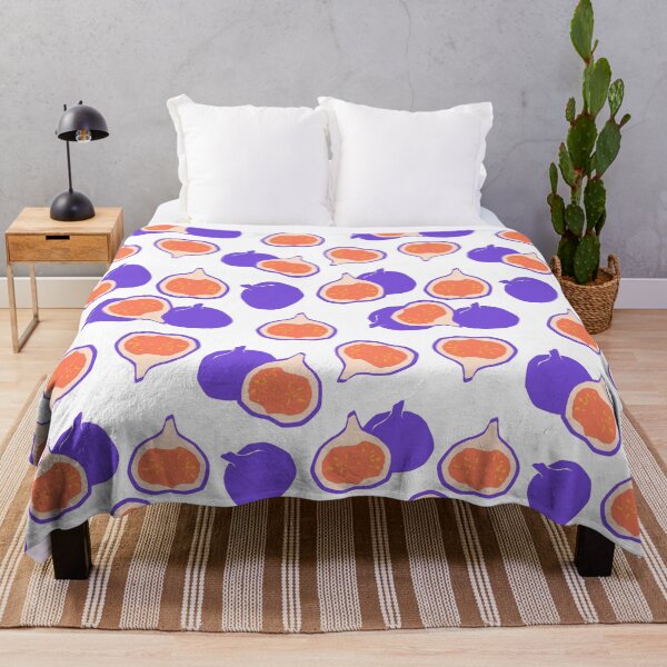 Item preview, Bold Retro Fig Fruit Pattern — Modern Cutout Style designed and sold by TangoCharlieNZ.