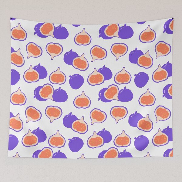 Item preview, Bold Retro Fig Fruit Pattern — Modern Cutout Style designed and sold by TangoCharlieNZ.
