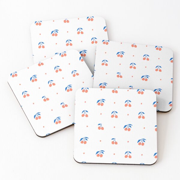 Item preview, Bold Retro Cherries Summer Fruit Pattern — Modern Cutout Style designed and sold by TangoCharlieNZ.