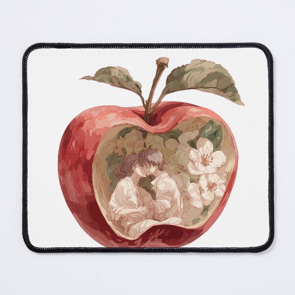 Item preview, Apple Core Lovers – Romantic Illustration Trend Art designed and sold by ArgentoArt.