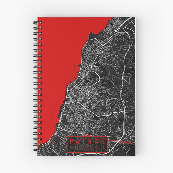 Item preview, Patras City Map of Greece - Oriental designed and sold by deMAP.