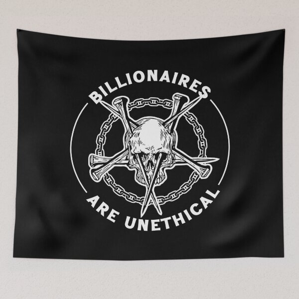 Item preview, Anti Billionaires Funny Horror Humor designed and sold by Scaryzz.