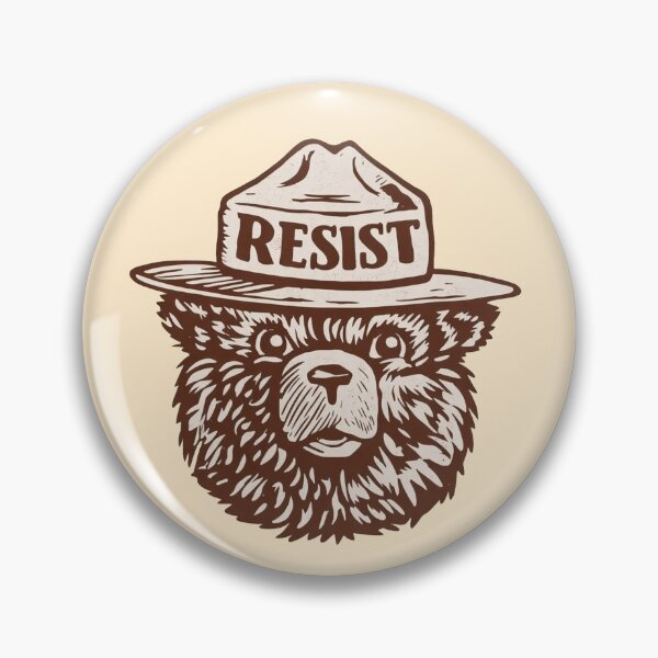 Item preview, Bear resist Protect our national parks - us alt service save the forests hands off our green trees designed and sold by SkeletonsDanger.