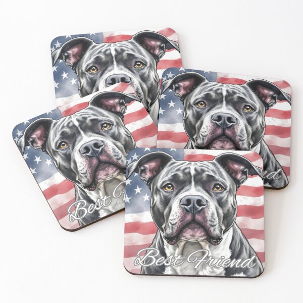 Item preview, American Best Freind Pit Bull designed and sold by StickerCherry.