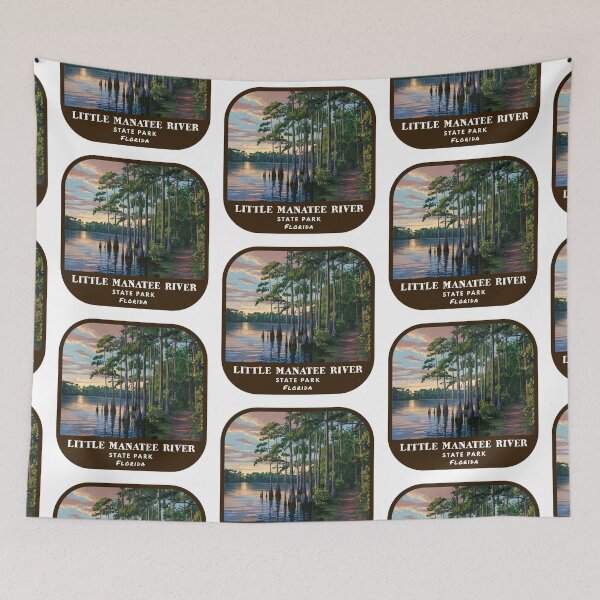 Item preview, Vintage Little Manatee River State Park (Florida State Park) designed and sold by RabbitK.