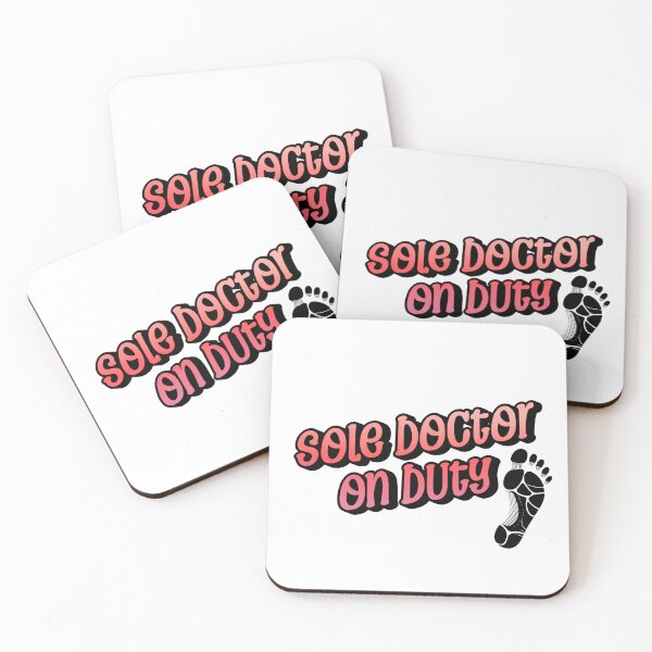 Item preview, Sole Doctor on Duty | Funny Podiatrist & Foot Specialist Design designed and sold by The Sticker Cove.