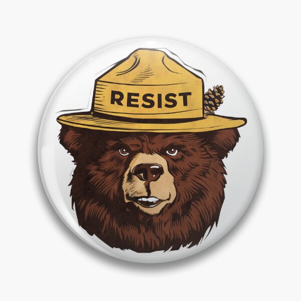 Item preview, Motivational Bear resist Protect our national parks - us alt service save the forests hands off designed and sold by SkeletonsDanger.