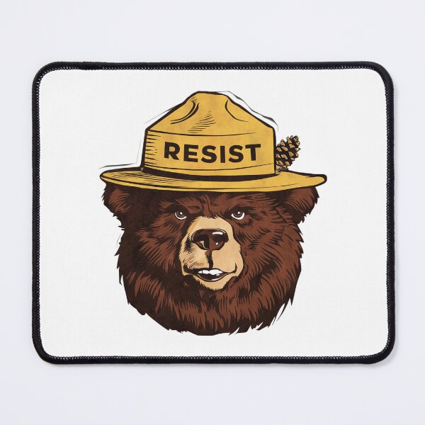 Item preview, Motivational Bear resist Protect our national parks - us alt service save the forests hands off designed and sold by SkeletonsDanger.