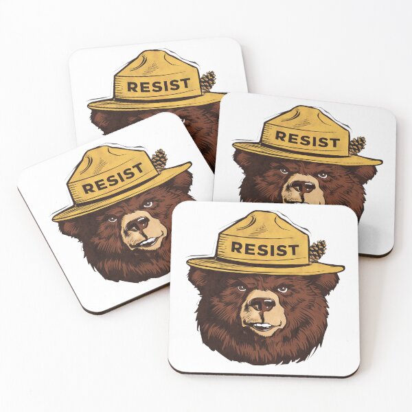 Item preview, Motivational Bear resist Protect our national parks - us alt service save the forests hands off designed and sold by SkeletonsDanger.