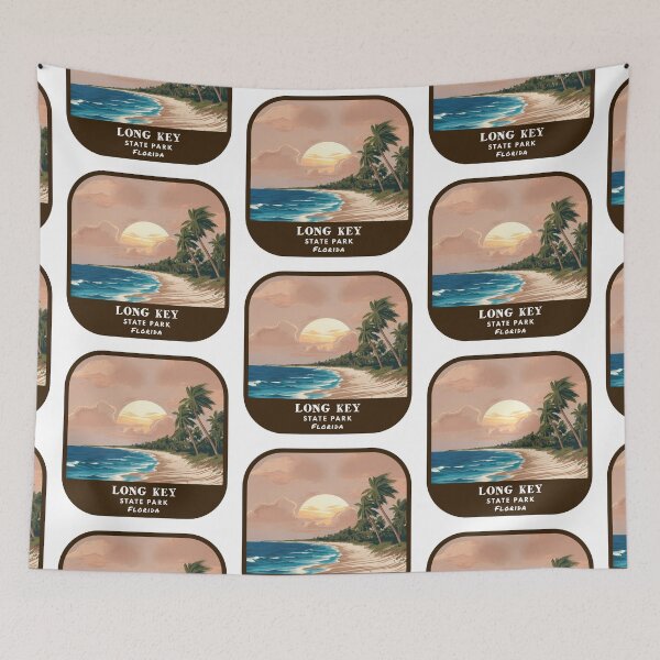Item preview, Vintage Long Key State Park (Florida State Park) designed and sold by RabbitK.