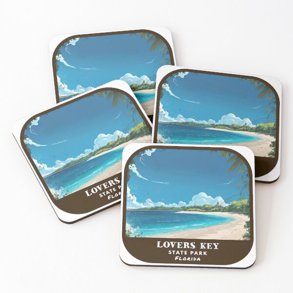 Item preview, Vintage Lovers Key State Park (Florida State Park) designed and sold by RabbitK.