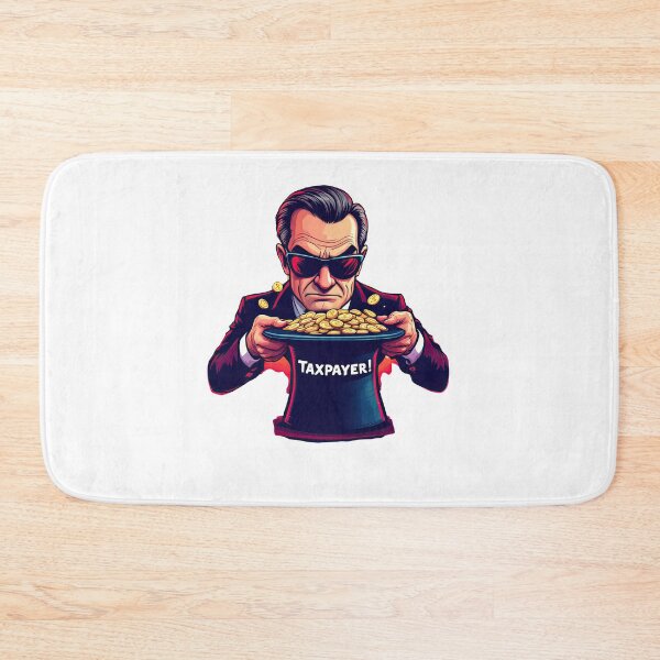 Item preview, Arafed image of a man in a top hat holding a tray of cookies designed and sold by cafegrafis.