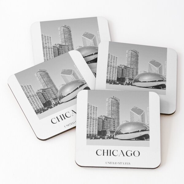Item preview, Chicago Skyline Poster designed and sold by PrintsByMiller.