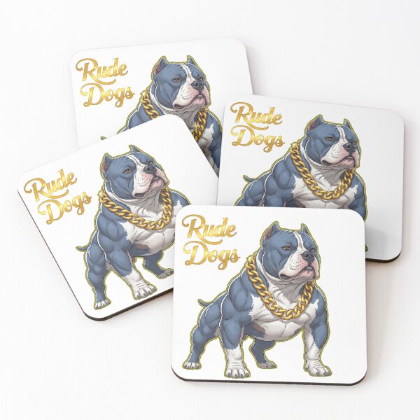 Item preview, 90's Inspired "Rude Dogs" American Bully Blue designed and sold by Bobbys90sWorld.