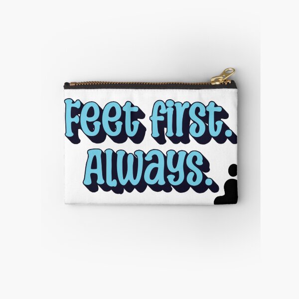 Item preview, Feet First. Always. | Minimalist Podiatrist & Foot Care Quote designed and sold by The Sticker Cove.