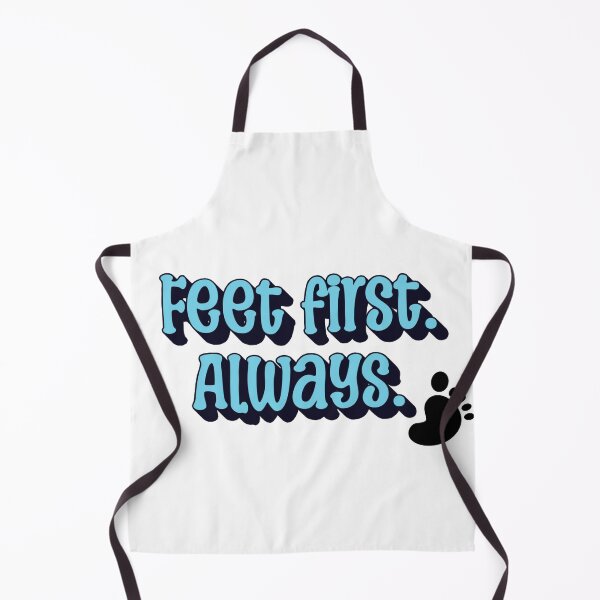 Item preview, Feet First. Always. | Minimalist Podiatrist & Foot Care Quote designed and sold by The Sticker Cove.