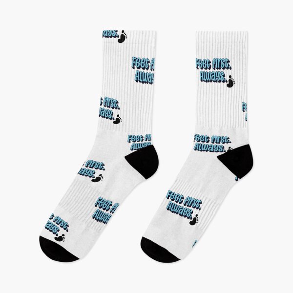 Item preview, Feet First. Always. | Minimalist Podiatrist & Foot Care Quote designed and sold by The Sticker Cove.