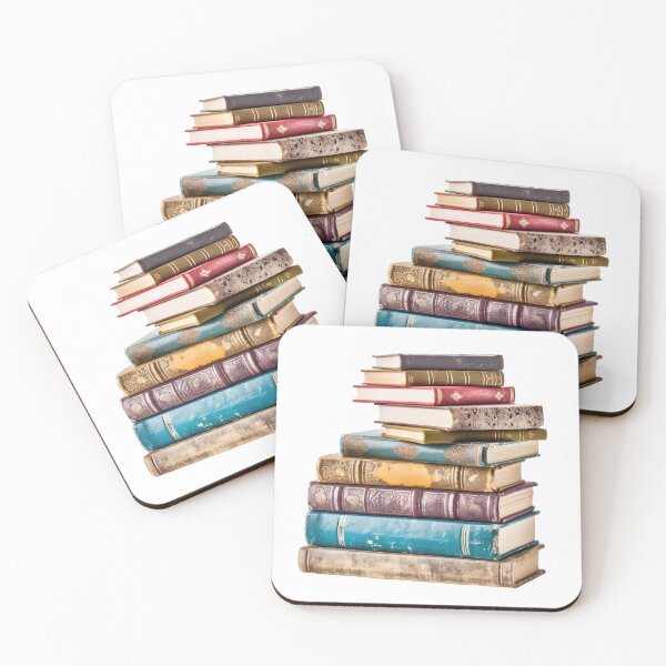Item preview, Stack of Vintage Books – Antique Library Aesthetic designed and sold by StudioDina.