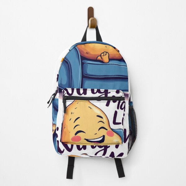 Item preview, A cartoon potato sitting in a chair with the words living my most life designed and sold by cafegrafis.