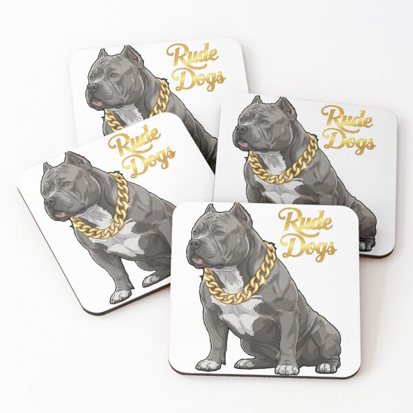 Item preview, 90's Inspired "Rude Dogs" American Bully Grey designed and sold by Bobbys90sWorld.