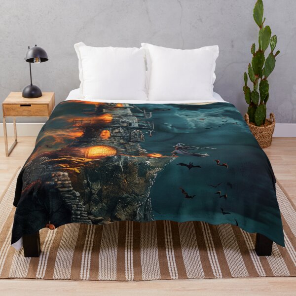 Item preview, The Cliffside Coven – Gothic Halloween Night designed and sold by ArgentoArt.