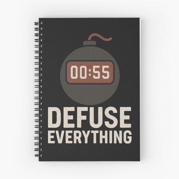 Item preview, DEFUSE EVERYTHING – Tactical Minimal Bomb Timer designed and sold by Velustro Shop.
