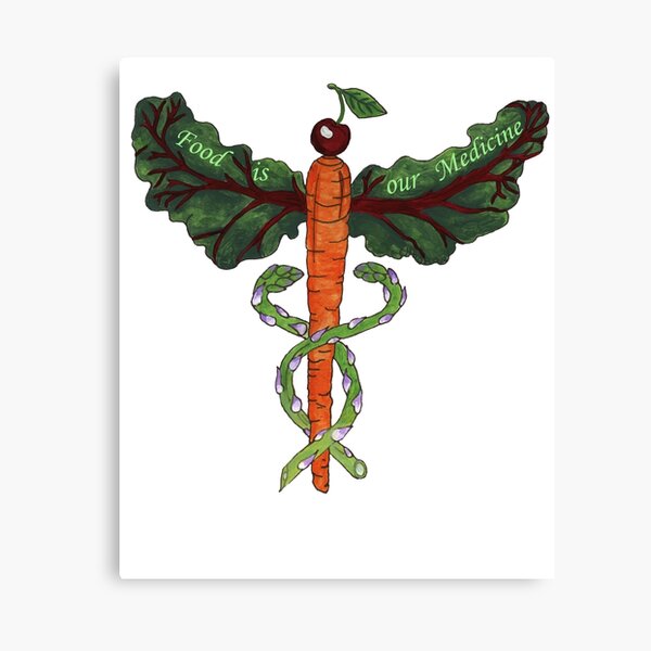 Item preview, Food is our Medicine Red designed and sold by Dragonkingdoms.