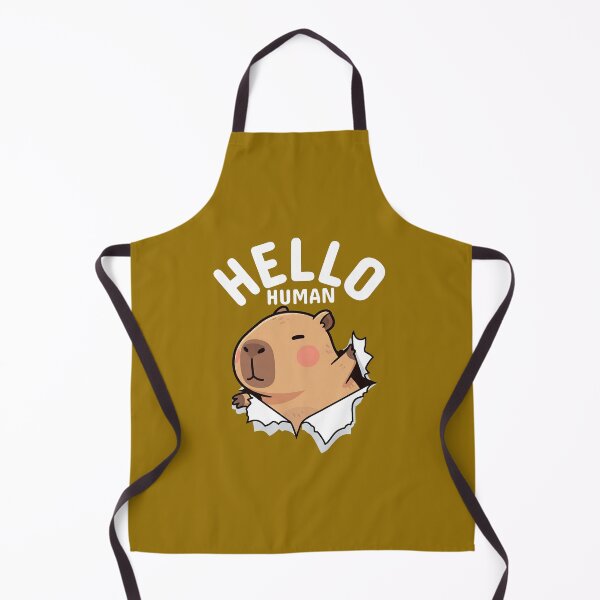 Item preview, Capybara Saying Hello Human designed and sold by The magic  Yellow bus.