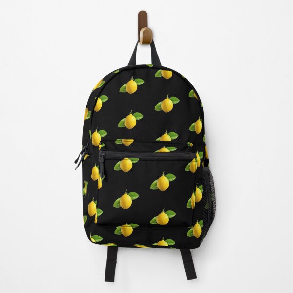 Item preview, Fresh Yellow Lemon with Green Leaves – Minimal Fruit Art designed and sold by StudioDina.